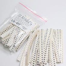 Load image into Gallery viewer, 1206 SMD Resistor Kit Assorted Kit 1ohm-1M ohm 1% 33valuesX 20pcs=660pcs Sample Kit