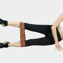 Load image into Gallery viewer, Printed Leopard Hip Resistance Bands Booty Leg Exercise Elastic Bands For Fitness Gym Yoga Stretching Training Workout Equipment