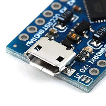 Load image into Gallery viewer, 3pcs Pro Micro ATmega32U4 5V/16MHz Development Board With 3 Row Pin Header for Arduino Leonardo Replace ATmega328 Pro Mini