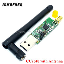 Load image into Gallery viewer, CC2531 Zigbee Emulator CC-Debugger USB Programmer CC2540 CC2531 Sniffer with antenna Bluetooth Module Connector Downloader Cable