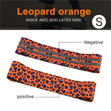 Load image into Gallery viewer, Printed Leopard Hip Resistance Bands Booty Leg Exercise Elastic Bands For Fitness Gym Yoga Stretching Training Workout Equipment
