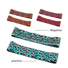 Load image into Gallery viewer, Printed Leopard Hip Resistance Bands Booty Leg Exercise Elastic Bands For Fitness Gym Yoga Stretching Training Workout Equipment
