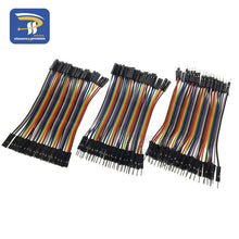 Load image into Gallery viewer, Dupont Line 120pcs 10CM 40Pin Male to Male + Male to Female and Female to Female Jumper Wire Dupont Cable for Arduino DIY KIT
